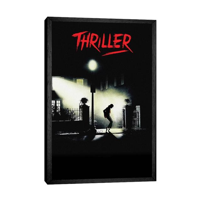 Thriller Happy Larry Format: Black Framed, Size: 66.04cm H x 45.72cm W x 3.81cm D on Productcaster.