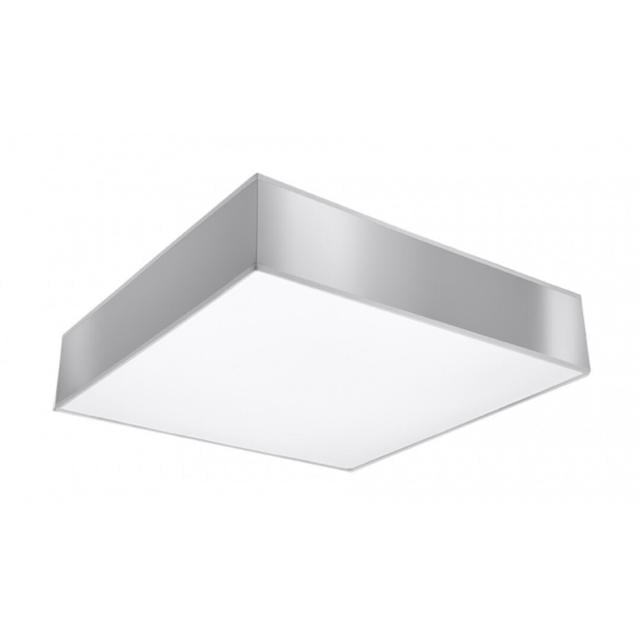 Midgegooroo 3-Light 45cm Flush Mount Ivy Bronx Fixture Finish: Grey, Size: 12cm H x 35cm W x 35cm D on Productcaster.