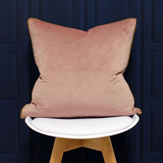 Oliver Cushion Cover Hykkon Colour: Blush/Gold on Productcaster.