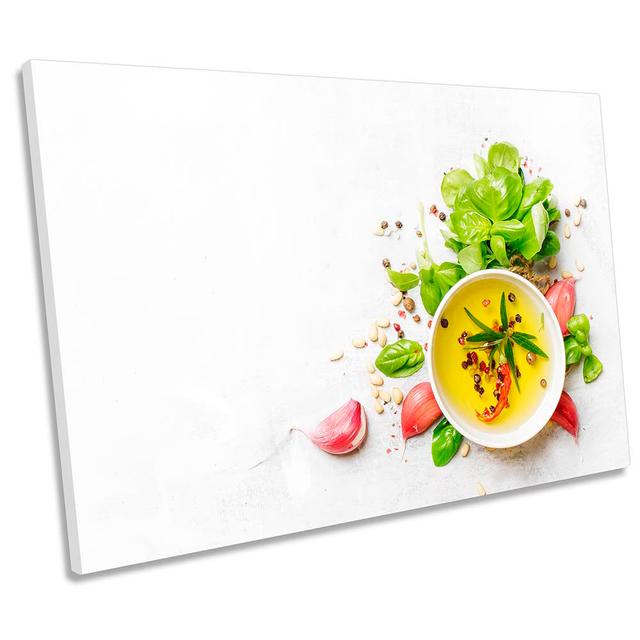 Soup Kitchen Spice Herbs - Wrapped Canvas Photograph Ebern Designs Size: 61cm H x 91.4cm W x 4cm D on Productcaster.