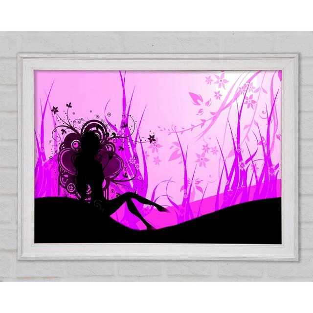 The Pink Lady - Single Picture Frame Art Prints Ophelia & Co. Size: 42cm H x 59.7cm W x 1.5cm D on Productcaster.