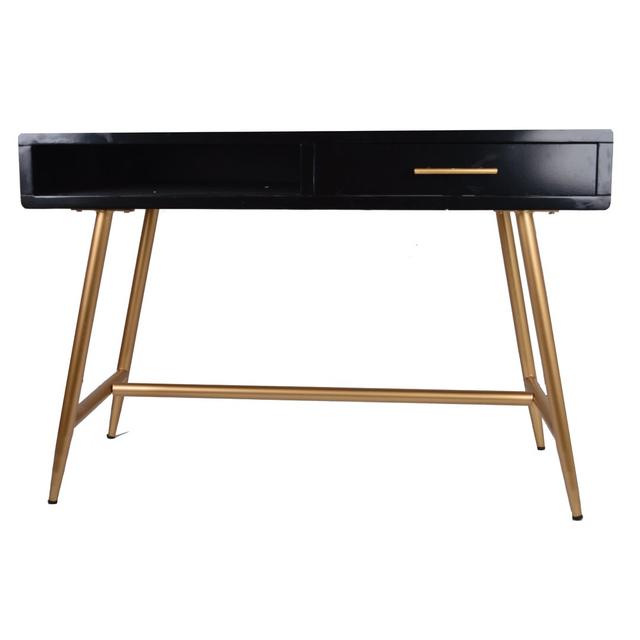 Teme Desk Fairmont Park Top Colour: Black on Productcaster.