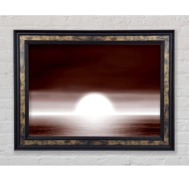 Chocolate Horizon - Single Picture Frame Art Prints Ebern Designs Size: 21cm H x 29.7cm W on Productcaster.