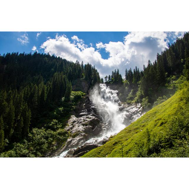 Waterfalls In Austria by - Wrapped Canvas Photograph Alpen Home Size: 81cm H x 122cm W on Productcaster.