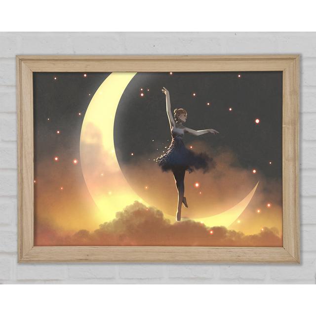 Dancing On The Moon - Single Picture Frame Art Prints Rosalind Wheeler Size: 42cm H x 59.7cm W x 1.5cm D on Productcaster.