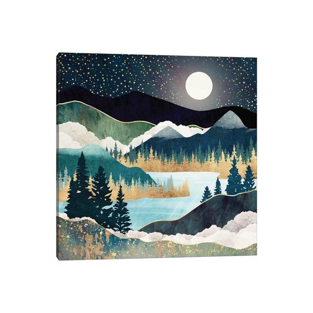 Star Lake - Wrapped Canvas Print Union Rustic Size: 45.72cm H x 45.72cm W x 3.81cm D on Productcaster.