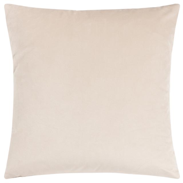 Ledbury Geometric Square Throw Cushion With Filling Paoletti Colour: Ivory on Productcaster.