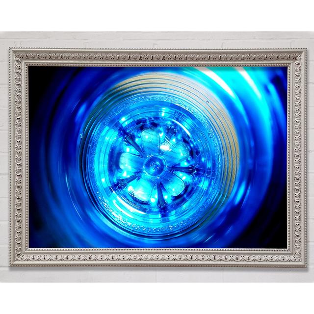 Intense Blue - Single Picture Frame Art Prints Bright Star Size: 59.7cm H x 84.1cm W x 3cm D on Productcaster.