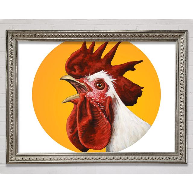 The Rooster Crow Framed Print Bright Star Size: 59.7cm H x 84.1cm W x 3cm D on Productcaster.