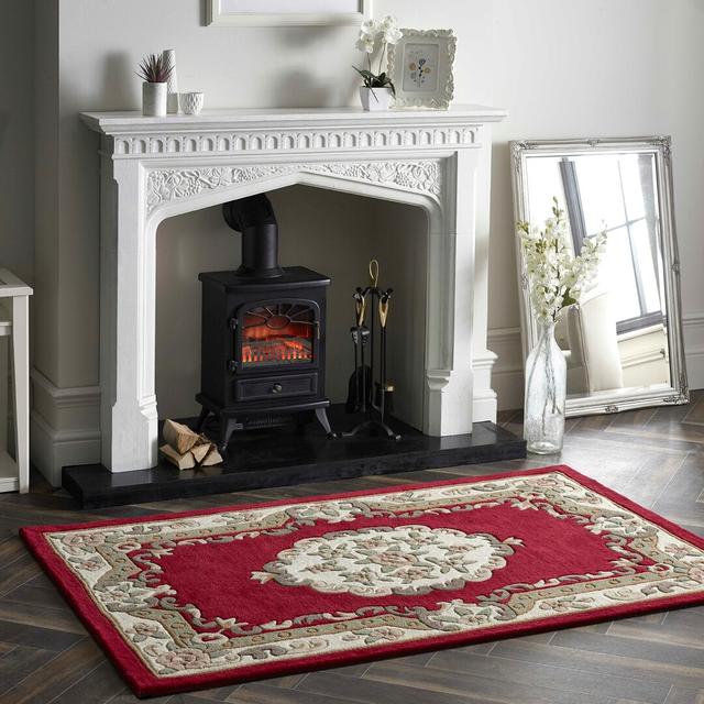 Comfort Oriental Hand Woven Red Area Rug Lily Manor Rug Size: Rectangle 120 x 180cm on Productcaster.