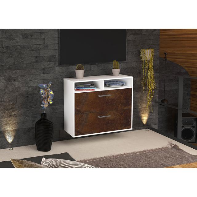 Sideboard Alissone ModernMoments Farbe (Korpus/Front): Rostbraun/Weiß on Productcaster.