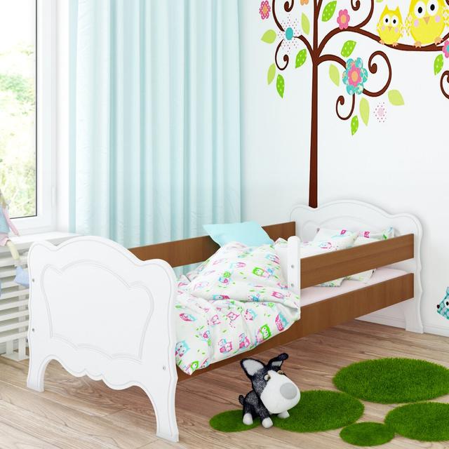 Laws Emil Frame Bed Isabelle & Max Colour (Bed Frame): Alder, Size: European Toddler (80 x 180 cm) on Productcaster.