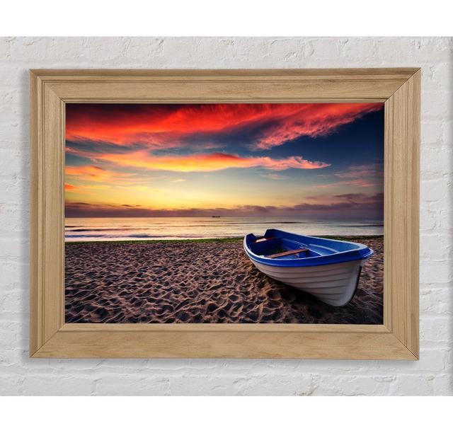 Row Boat Skies - Single Picture Frame Art Prints Bright Star Size: 21cm H x 42cm W x 8cm D on Productcaster.