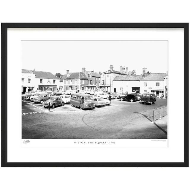 'Wilton, the Square C1965' - Picture Frame Photograph Print on Paper The Francis Frith Collection Size: 28cm H x 36cm W x 2.3cm D on Productcaster.