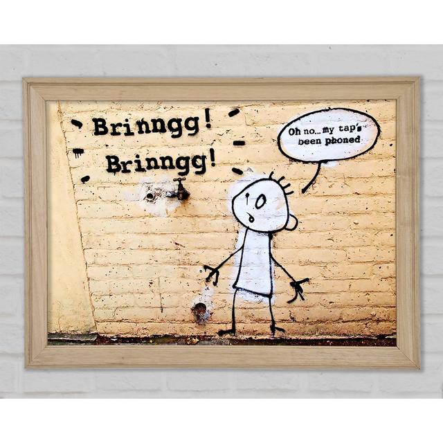 Brinngg Brinngg Framed Print Happy Larry Size: 29.7cm H x 42cm W x 1.5cm D on Productcaster.