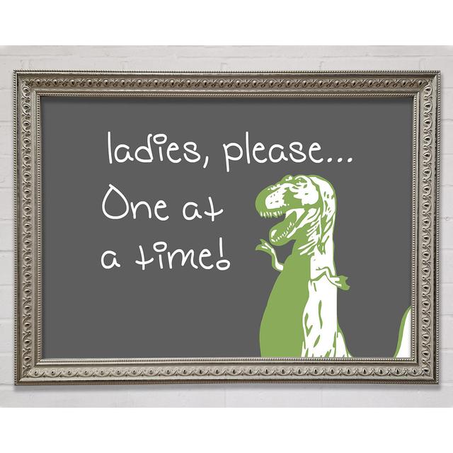 Ladies Please Framed Print Happy Larry Size: 42cm H x 59.7cm W x 3cm D on Productcaster.