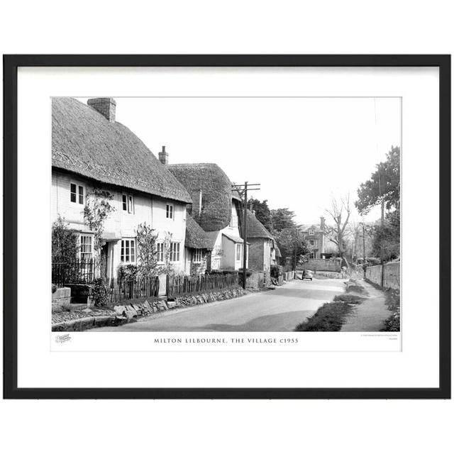 'Milton Lilbourne, the Village C1955' - Picture Frame Photograph Print on Paper The Francis Frith Collection Size: 28cm H x 36cm W x 2.3cm D on Productcaster.