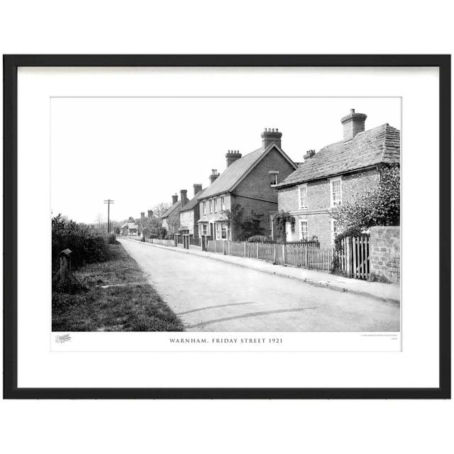 Warnham, Friday Street 1921 by Francis Frith - Single Picture Frame Print The Francis Frith Collection Size: 60cm H x 80cm W x 2.3cm D on Productcaster.