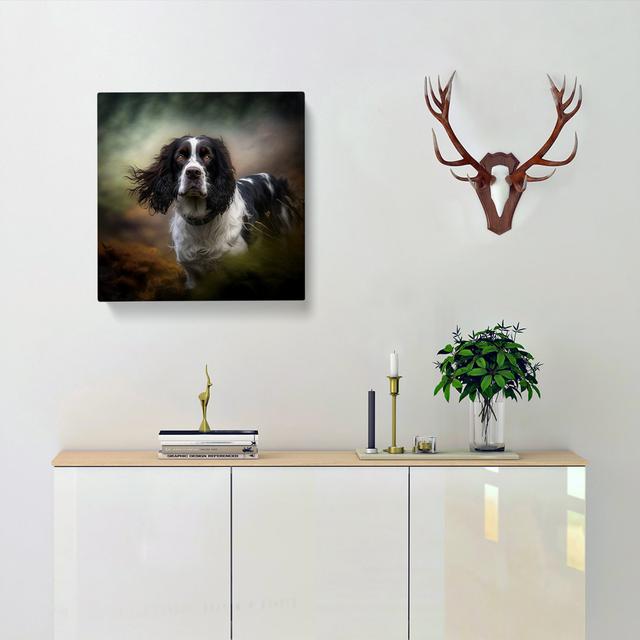 English Springer Spaniel Photograph No.1 - No Frame Print Marlow Home Co. Size: 35cm H x 35cm W x 3cm D on Productcaster.