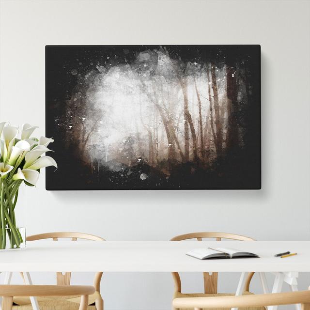 Woodland Road - Wrapped Canvas Graphic Art Print East Urban Home Size: 60cm H x 91cm W x 3cm D on Productcaster.