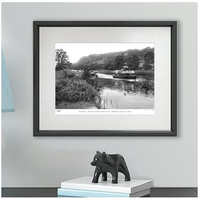 'Totnes, River Dart and the 'Berry Castle' 1922' by Francis Frith - Picture Frame Photograph Print on Paper The Francis Frith Collection Size: 45cm H on Productcaster.