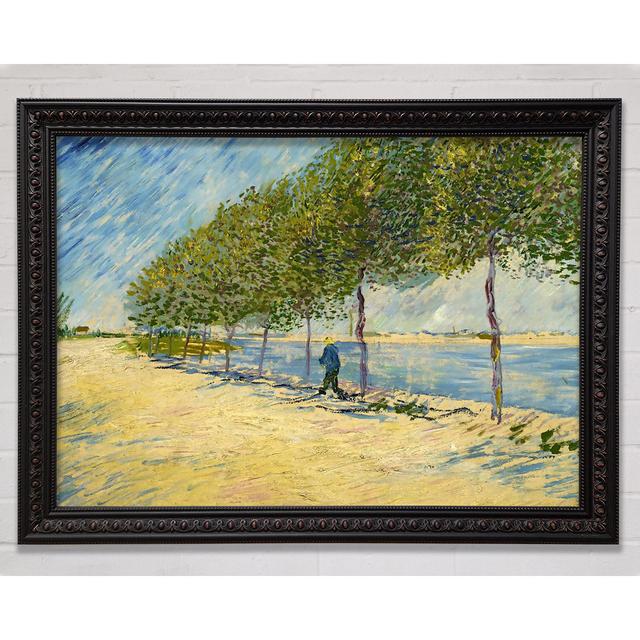 Entlang der Seine von Vincent Van Gogh - Einzelne Bilderrahmen Kunstdrucke Rosalind Wheeler Größe: 84,1 cm H x 118,9 cm B x 3 cm T on Productcaster.