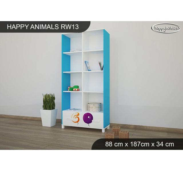 187cm H X 88cm W Chip Resistant Animals Kids Cube Happy Babies Colour: Blue on Productcaster.