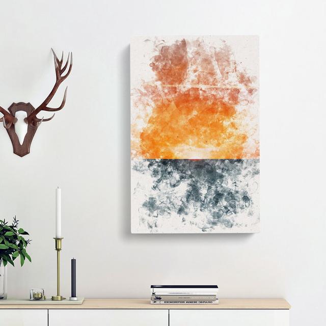 Sunrise Horizon - Wrapped Canvas Painting Print East Urban Home Size: 50cm H x 35cm W x 3cm D on Productcaster.