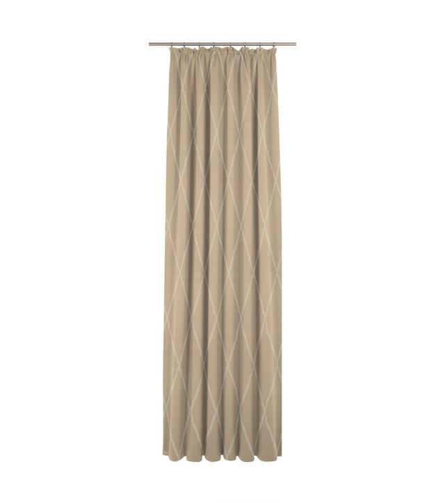 Beeman Pencil Pleat Room Darkening Single Curtain Brambly Cottage Colour: Dark beige, Size: 145 x 225cm on Productcaster.