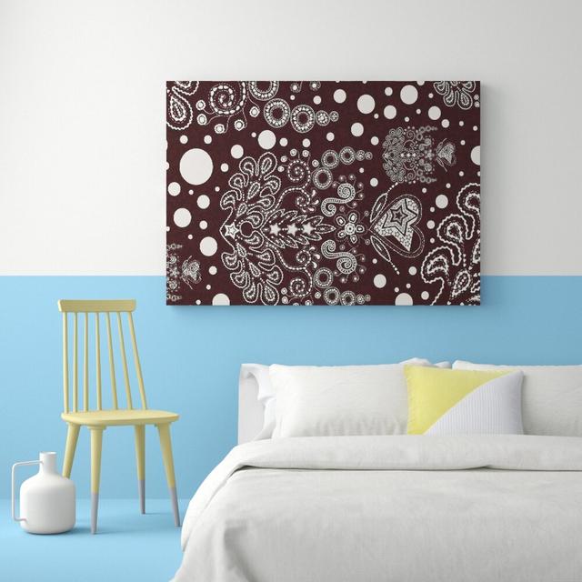 Bloom Explosion - Wrapped Canvas Graphic Art Print East Urban Home Size: 101.6 cm H x 142.2 cm W on Productcaster.