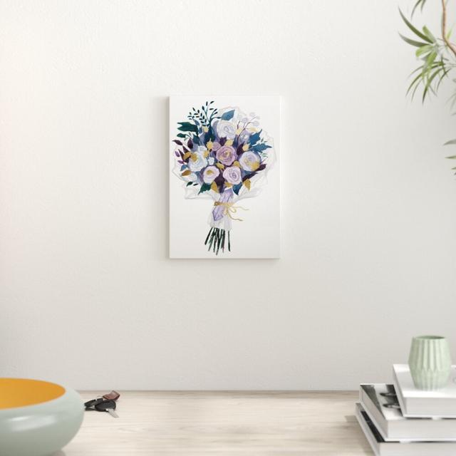 Touche Bouquet - Painting Print East Urban Home Size: 81.28cm H x 55.88cm W x 1.27cm D, Format: White Framed Paper on Productcaster.