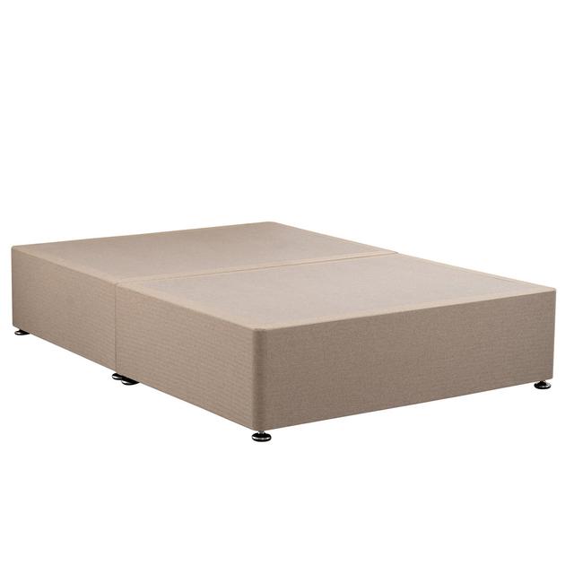 Kaliope Divan Bed Base 17 Stories Storage Type: Non Storage Divan Base, Colour: Tweed Natural, Size: Kingsize (5') on Productcaster.