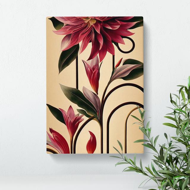 The Astounding Flowers - Wrapped Canvas Graphic Art ClassicLiving Size: 76cm H x 50cm W x 3cm D on Productcaster.