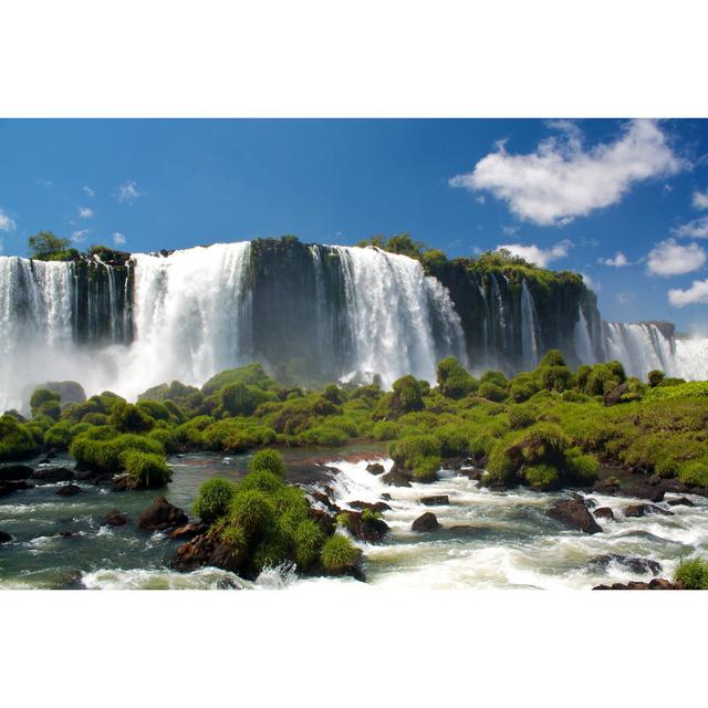 Iguazu Falls - Wrapped Canvas Photograph Union Rustic Size: 61cm H x 91cm W x 3.8cm D on Productcaster.