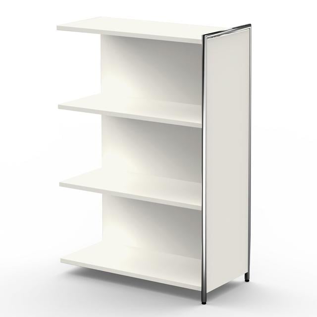 3 -Shelf Storage Cabinet Symple Stuff Colour: White on Productcaster.