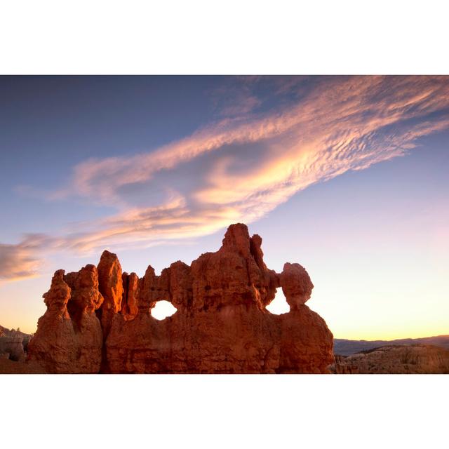 Clouds at Bryce Canyon - Wrapped Canvas Photograph Natur Pur Size: 51cm H x 76cm W on Productcaster.