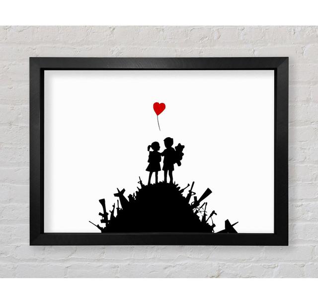 Childs Love War - Single Picture Frame Art Prints Bright Star Size: 59.7cm H x 84.1cm W x 3.4cm D on Productcaster.