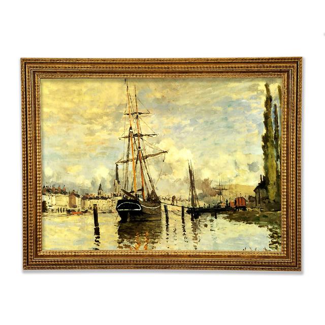 The Seine At Rouen 1872 - Print Longshore Tides Size: 42cm H x 59.7cm W x 3cm D on Productcaster.