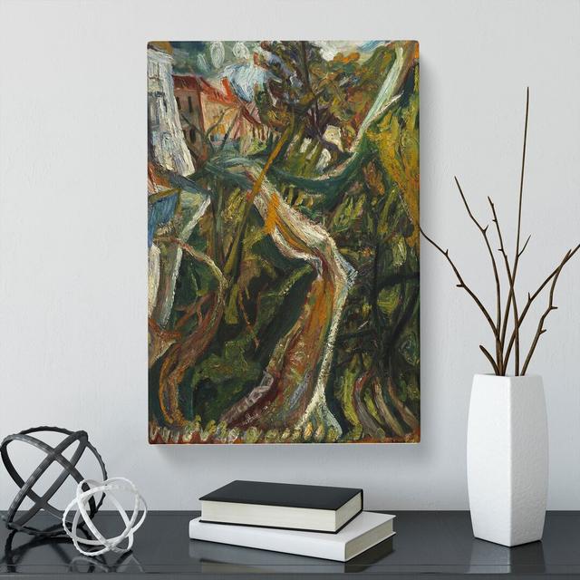 Path Through the Trees by Chaim Soutine - Wrapped Canvas Painting East Urban Home Size: 76cm H x 50cm W x 3cm D on Productcaster.