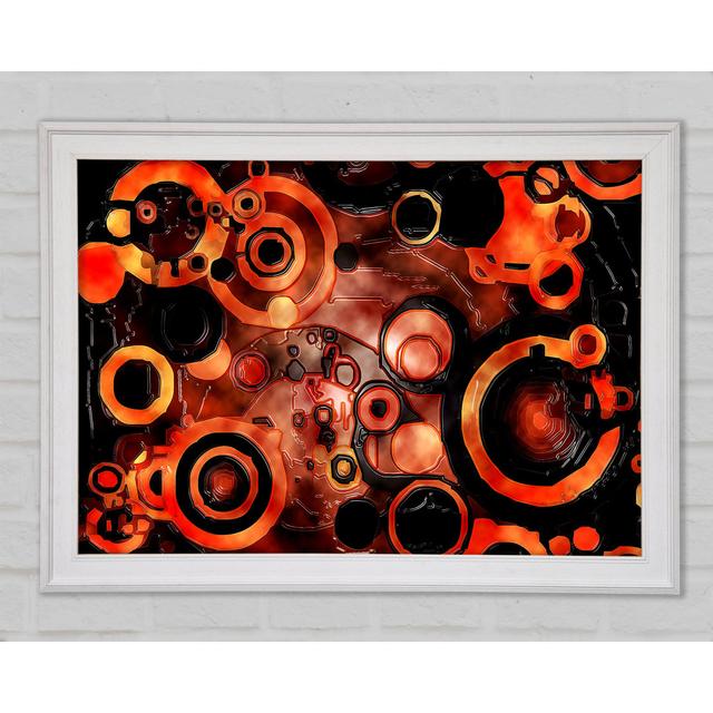 Lava Framed - Print Metro Lane Size: 21cm H x 29.7cm W x 1.5cm D on Productcaster.