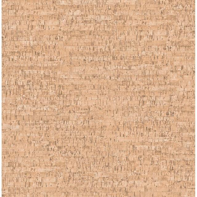 Marview Faux Cork 10.06m x 52.07cm Semi-Gloss Paste the Wall Wallpaper Roll Blue Elephant Colour: Orange on Productcaster.