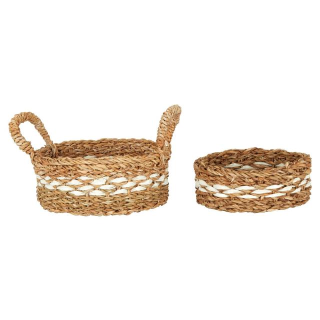 Wicker/Rattan 2 Piece Basket Set Brambly Cottage on Productcaster.