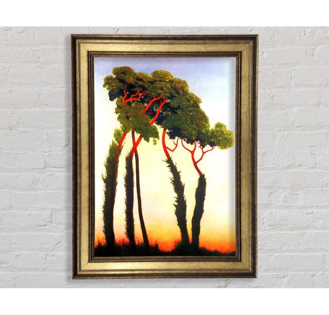 Five Trees by Felix Vallotton - Single Picture Frame Art Prints Bright Star Size: 59.7cm H x 84.1cm W x 8cm D on Productcaster.