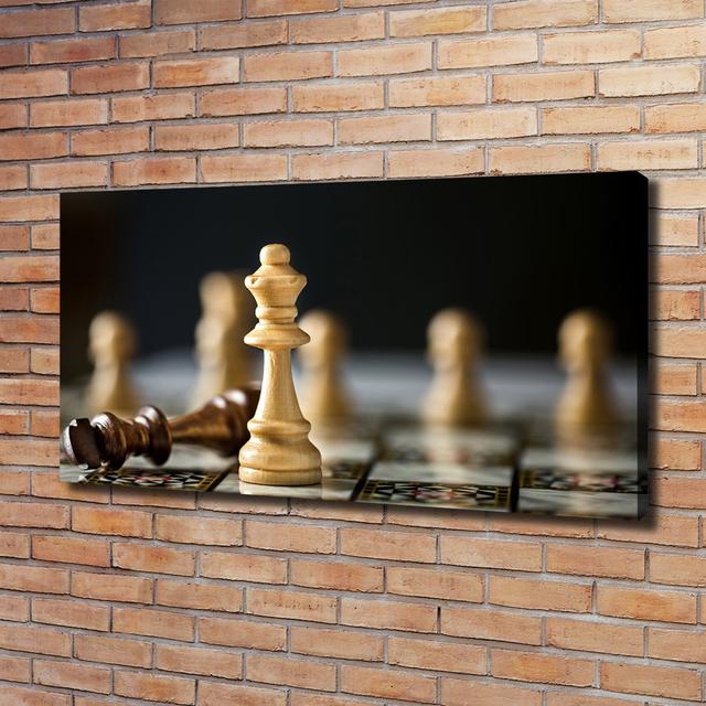 Chess - Wrapped Canvas Art Prints Brayden Studio on Productcaster.