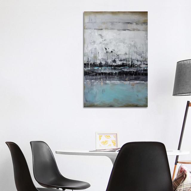 Abstract Seascape XII by Radiana Christova - Gallery-Wrapped Canvas Giclée on Canvas Metro Lane Format: Canvas, Size: 101.6cm H x 66.04cm W x 3.81cm D on Productcaster.