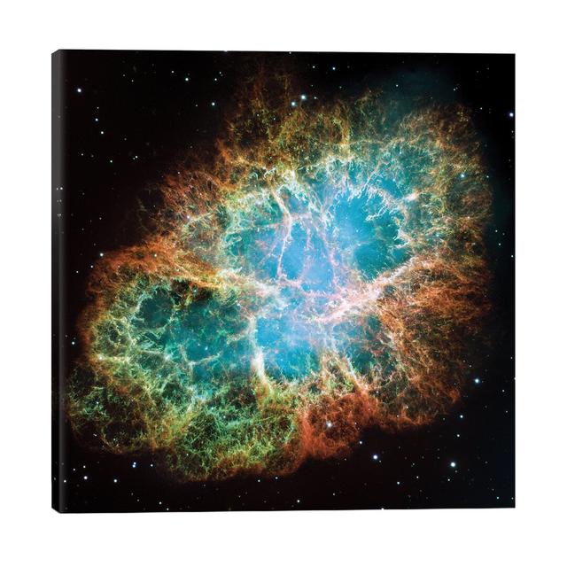 'Extreme Detail, Crab Nebula, Messier 1' by Kathleen Parr McKenna - Wrapped Canvas Painting Print Ebern Designs Size: 93.98cm H x 93.98cm W x 3.81cm D on Productcaster.