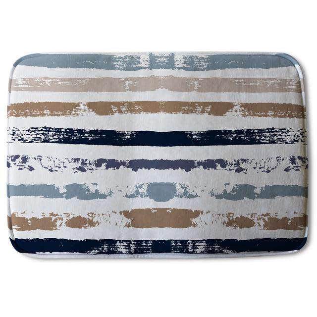 Seren Rectangle Bath Mat House of Hampton on Productcaster.