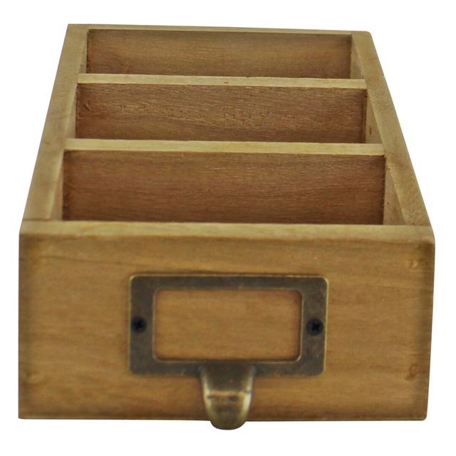 Caledian Wooden Desk Organiser Alpen Home on Productcaster.