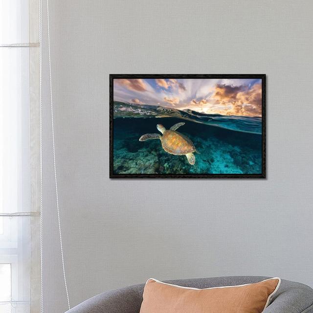 Be Free by Jordan Robins - Print on Canvas Breakwater Bay Frame Option: Black Framed, Size: 66.04cm H x 101.6cm W x 3.81cm D on Productcaster.