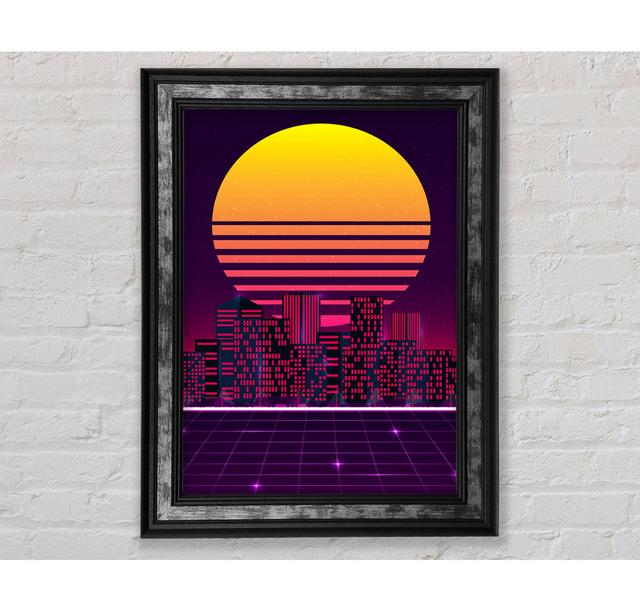 City Sun - Single Picture Frame Art Prints Ebern Designs Size: 141.4cm H x 100cm W x 8cm D on Productcaster.